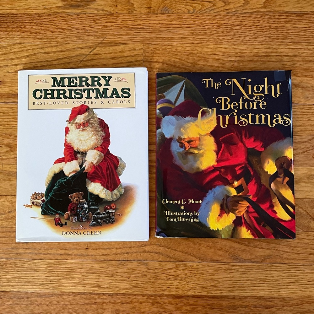 Two children’s Christmas books. Hardcover. Excellent condition.